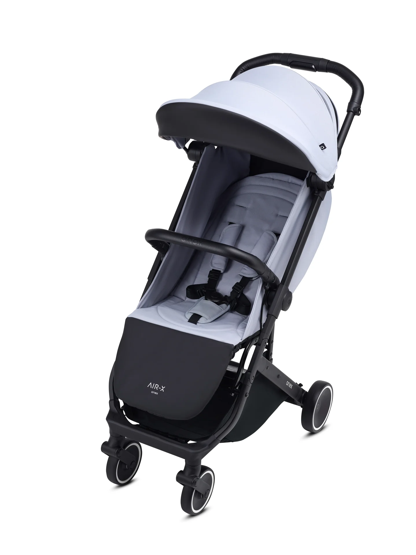 "Anex Air-X Kinderwagen, Grau, faltbar, leicht, Einhand-Faltmechanismus, XXL-Sonnenverdeck image"