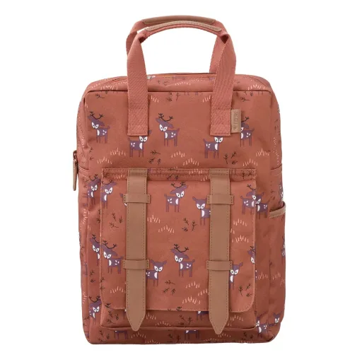 Fresk Rücksack - Grosse, 38x28x10 cm, Farbe: Hirsch bernsteinbraun