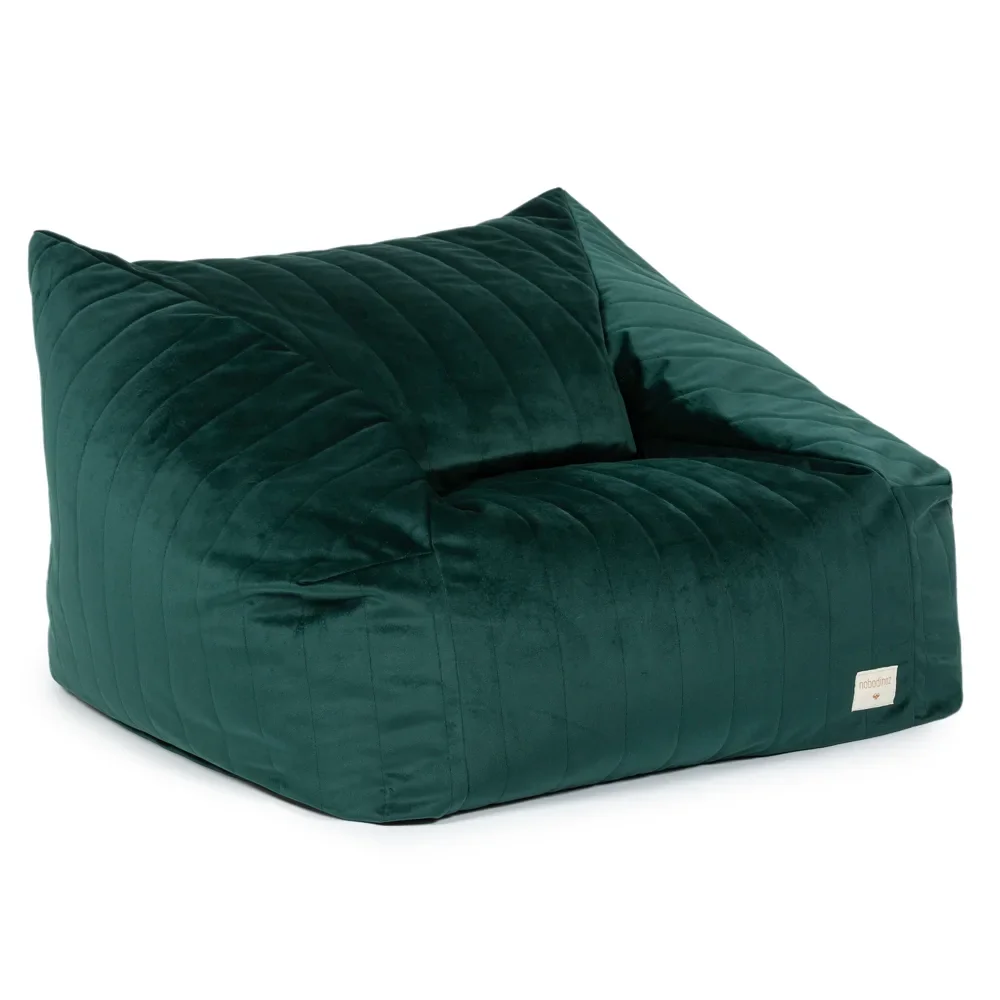 "Nobodinoz Sitzsack "Chelsea" Samt grün image"