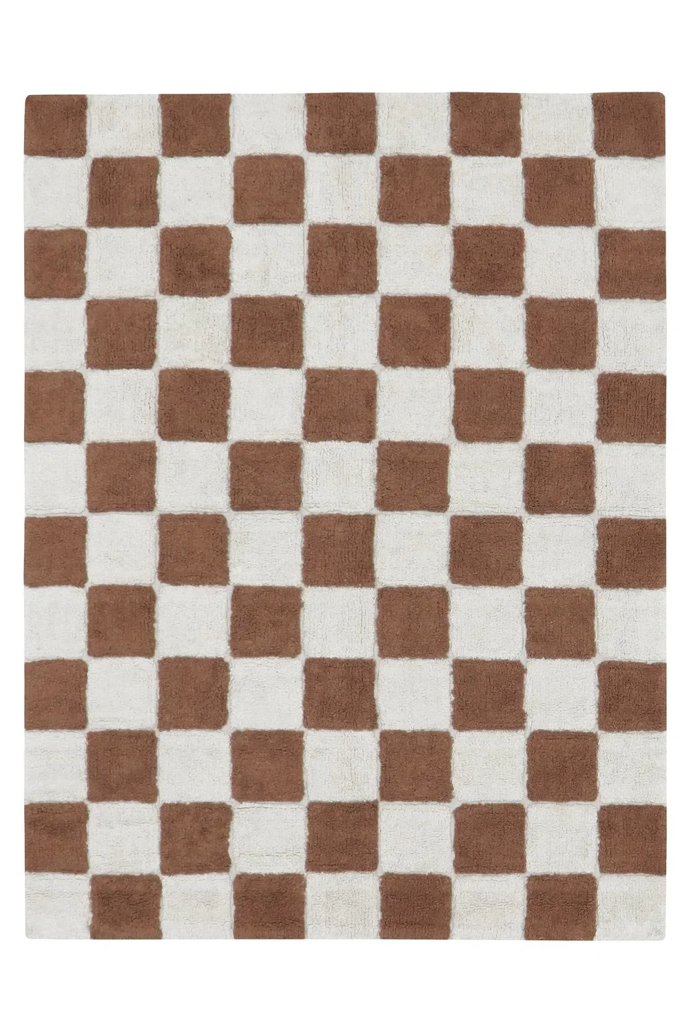 "Lorena Canals Waschbarer Teppich in der Küche - Tiles, Dark grey, Farbe: Toffee image"