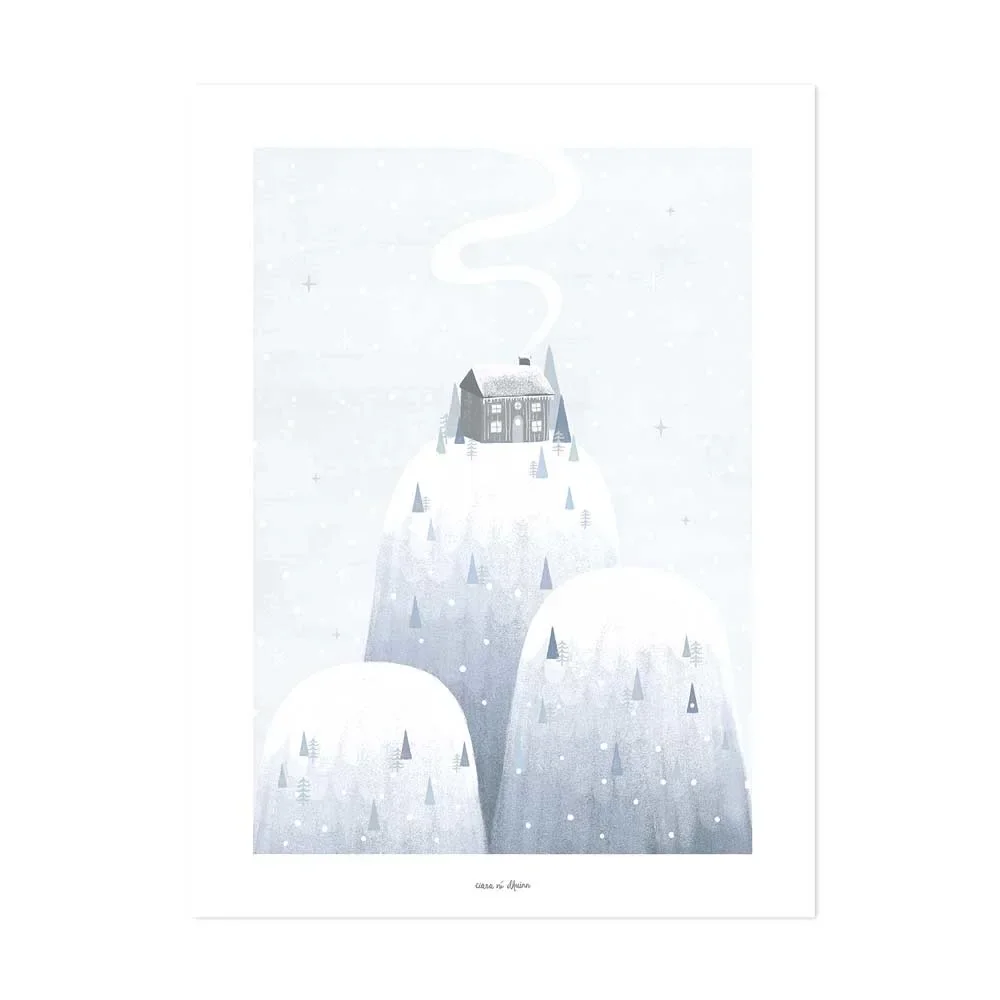 "Lilipinso Poster Eisberge grau weiss image"