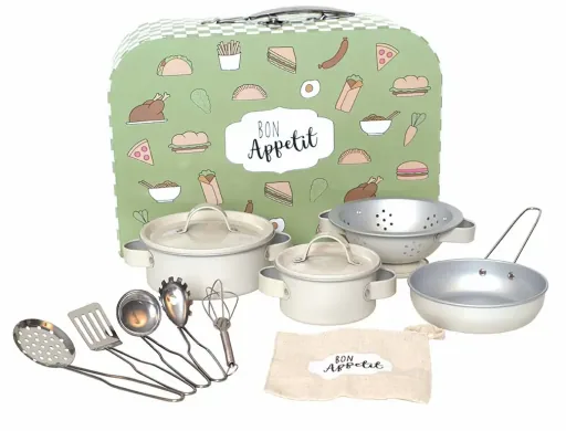 "Jabadabado Kinderküchen Zubehör, Spielküche Zubehör - Kinderkoffer Küchenset image"