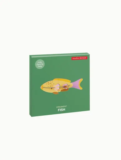 Studio ROOF Ornament, Bastel-Set, 3D Wandobjekt - Fisch