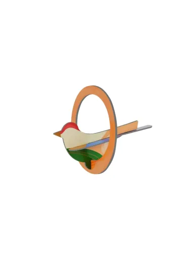 "3D-Bastelset Rotkehlchen „Robin“ als 3D-Wandobjekt, 8,5 × 8 × 8,1 cm von studio ROOF image"