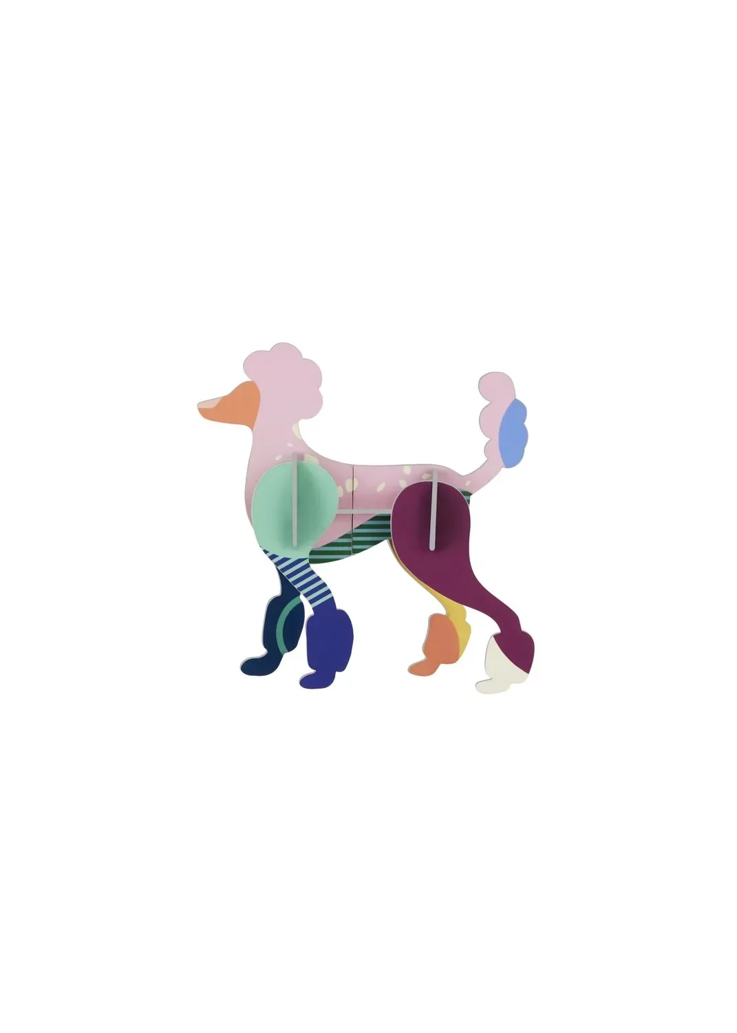 "Studio ROOF Ornament, Bastel-Set, 3D Wandobjekt - Pudel image"