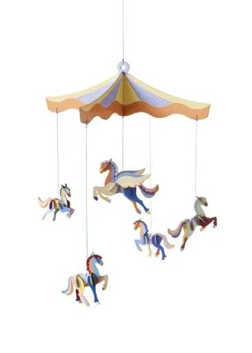 "Studio ROOF Bastel-Set, 3D Wandobjekt, Baby Mobile - Zirkus der Sonne image"