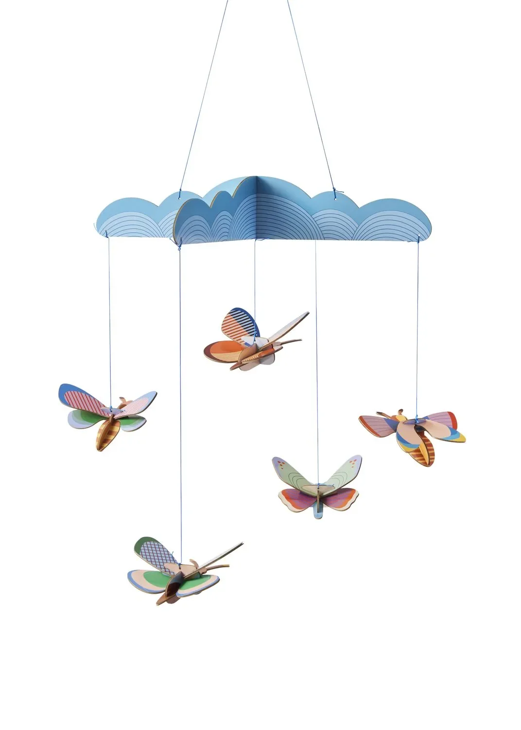 "Studio ROOF Bastel-Set, 3D Wandobjekt, Baby Mobile - Schmetterlingstanz image"