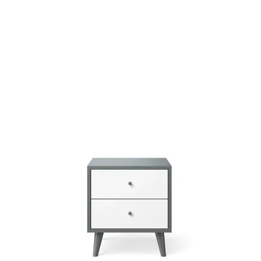 "Romina Nachttisch, Nachtschrank, Nachtkommode - New York, 500x425x545 mm image"