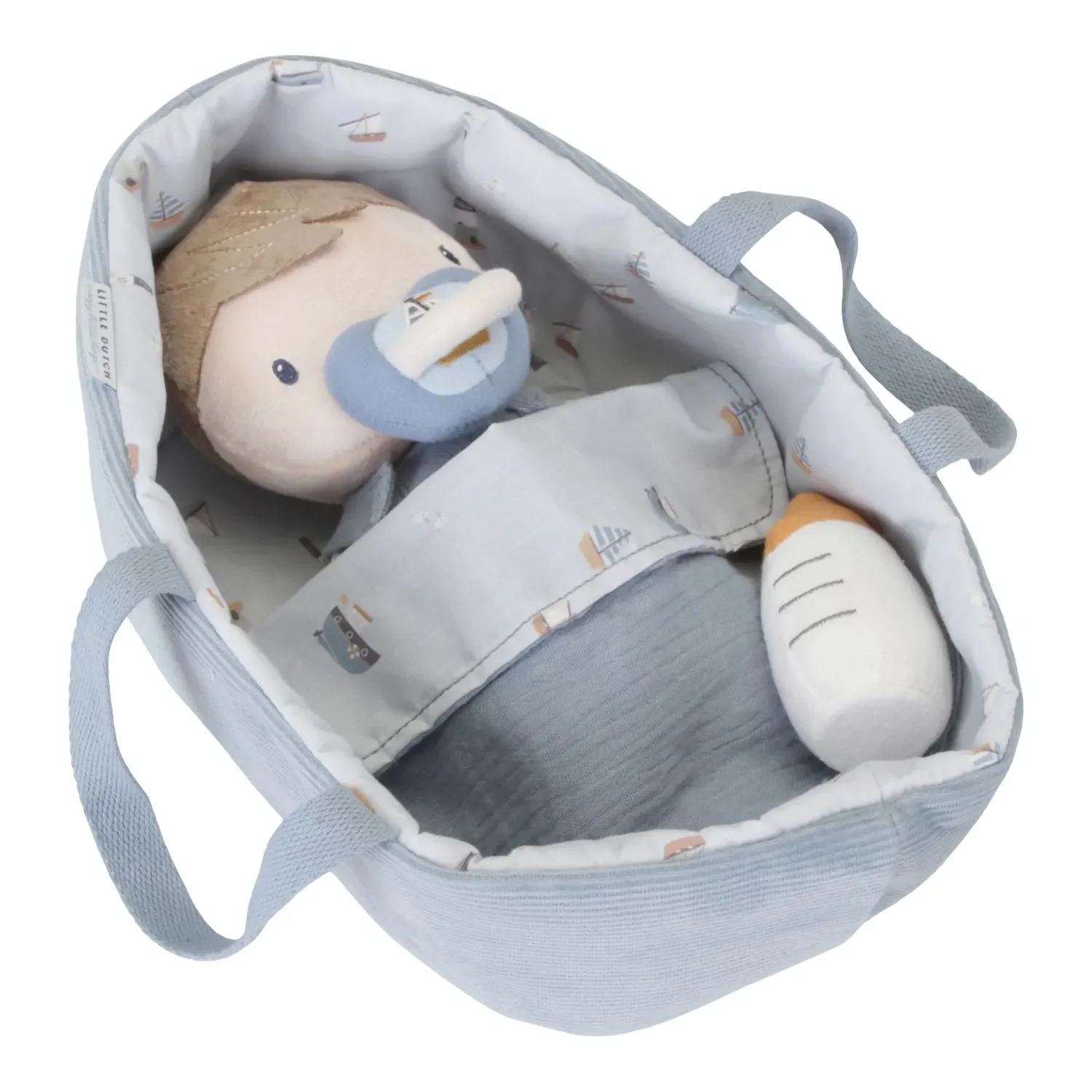 "Little Dutch Babypuppe, Stoffpuppe - Jim, zum Kuscheln und Pflegen image"