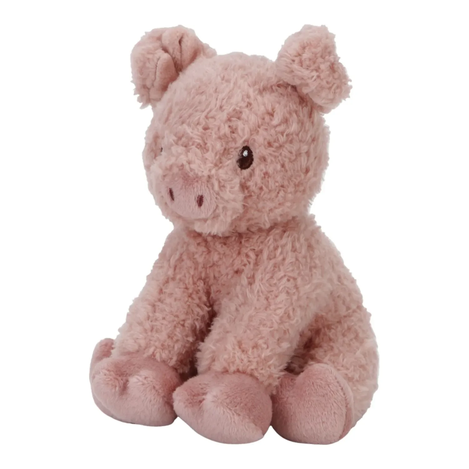 "Little Dutch Kuscheltier, Plüschtier, Stofftier Schwein - Little Farm, aus weichem Stoff - Perfekt zum Spielen & Schmusen, 17cm image"