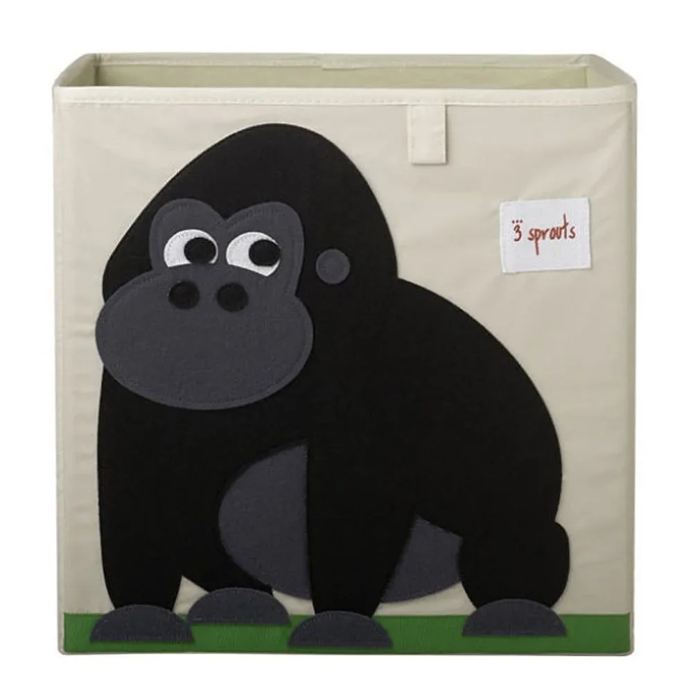 "3 Sprouts Spielzeugkorb Gorilla image"