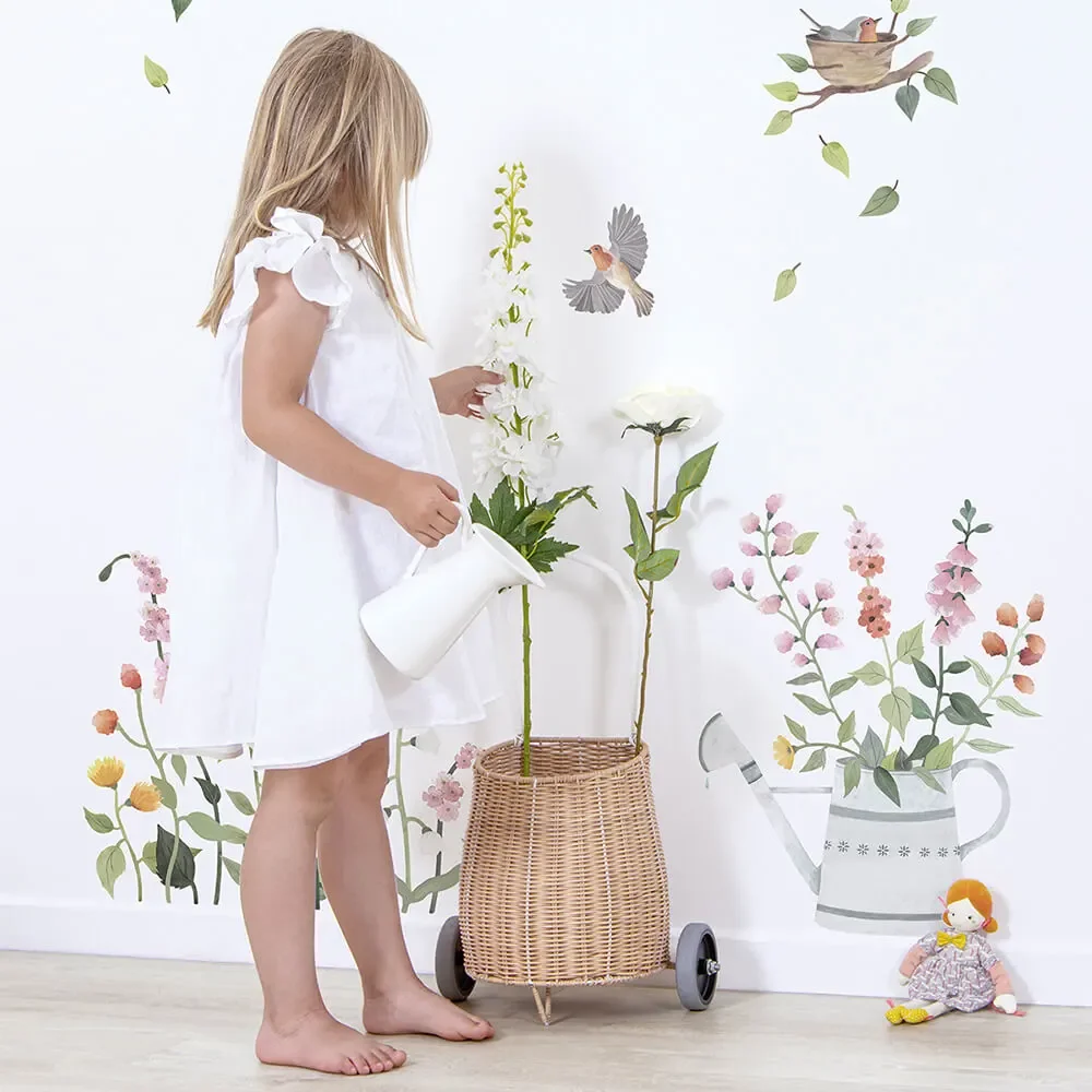 "Lilipinso Wandsticker Blumenwiese bunt image"